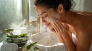 cleanse skin before mask application cleanse skin before mask application