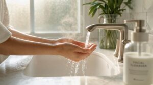 cleanse with lukewarm water cleanse with lukewarm water