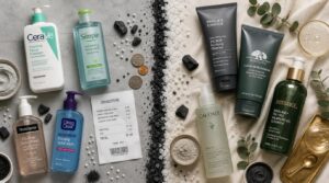 comparing drugstore vs premium face washes comparing drugstore vs premium face washes