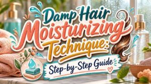 damp hair moisturizing technique damp hair moisturizing technique