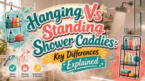 differences between hanging and standing shower caddies differences between hanging and standing shower caddies