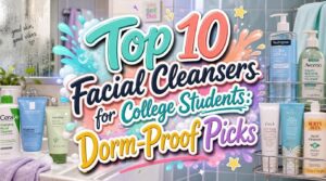 facial cleansers for college students