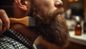 finish with a comb or brush finish with a comb or brush