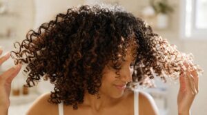 hold ends outward and gently shake hold ends outward and gently shake