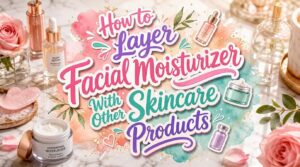 how to layer facial moisturizer with other skincare products how to layer facial moisturizer with other skincare products