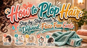 how to plop hair how to plop hair