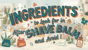 ingredients to look for in after shave balm ingredients to look for in after shave balm