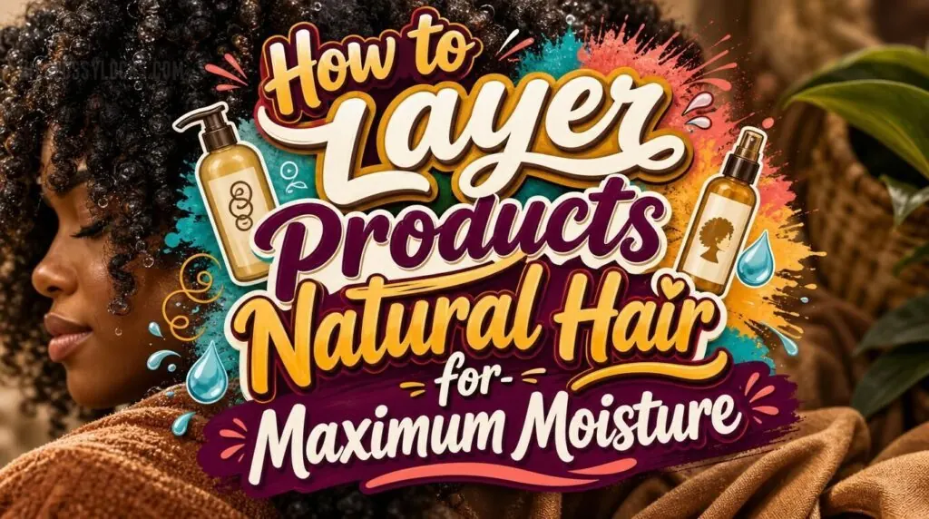 Layering Products How to Layer Products on Natural Hair for Maximum Moisture