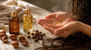 leave-in oil application leave-in oil application