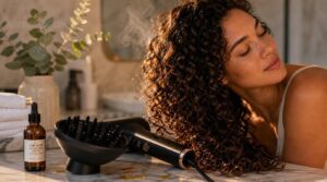 let hair air-dry or diffuse on low heat let hair air-dry or diffuse on low heat