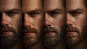 match beard length to density match beard length to density