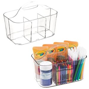 mDesign Plastic Portable Craft Storage B073X6XHWH
