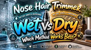 nose hair trimmer wet vs dry use nose hair trimmer wet vs dry use