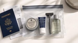 one quart-size bag one quart-size bag