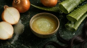 onion juice and aloe vera pre-wash treatment onion juice and aloe vera pre-wash treatment
