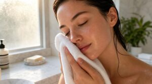 pat skin dry instead of rubbing pat skin dry instead of rubbing