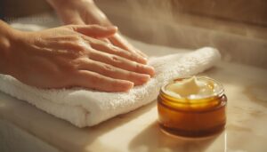pat skin dry, then moisturize pat skin dry, then moisturize