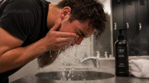 post-workout face washing post-workout face washing