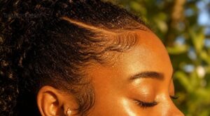 protecting the hairline and part line protecting the hairline and part line