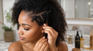 re-secure moisturized sections to prevent tangling re-secure moisturized sections to prevent tangling