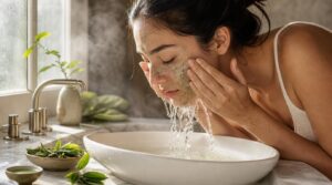 rinse thoroughly with warm water rinse thoroughly with warm water