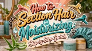 sectioning hair for moisturizing sectioning hair for moisturizing