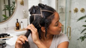 secure each section with clips or loose twists secure each section with clips or loose twists