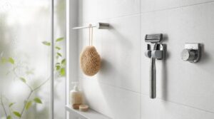 shower hooks for razors and loofahs shower hooks for razors and loofahs