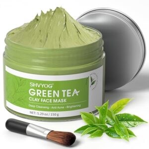 SHVYOG Green Tea Face Mask, B0B9S81PY5