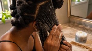 spread evenly with fingers or comb spread evenly with fingers or comb