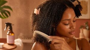 start with damp, detangled hair start with damp, detangled hair