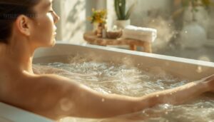 take lukewarm, short baths take lukewarm, short baths