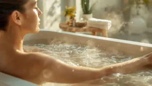 take lukewarm, short baths take lukewarm, short baths