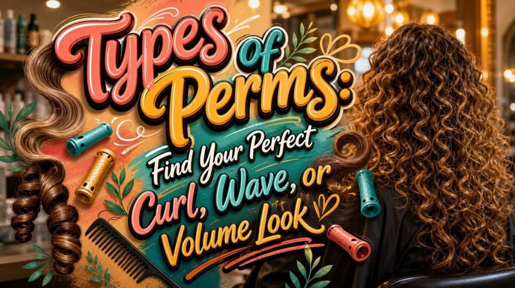 Types of Perms: Find Your Perfect Curl, Wave, or Volume Look