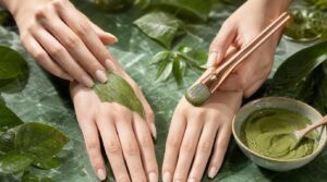 use fingertips or an applicator brush use fingertips or an applicator brush