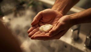 warm the product between your palms warm the product between your palms