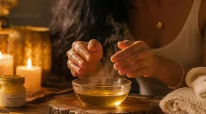 warming ghee before application warming ghee before application