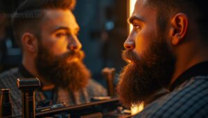 work in sections for a balanced beard shape work in sections for a balanced beard shape