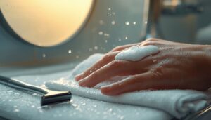 apply shaving gel apply shaving gel