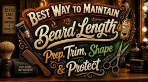 best way to maintain beard length best way to maintain beard length