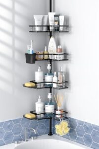 Corner Shower Caddy Tension Pole: B0FR8NVTX7