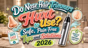 do nose hair trimmers hurt to use