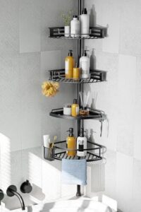 HAMITOR Corner Shower Caddy Tension B0C89N35WP