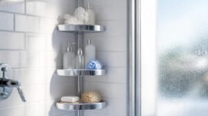 how corner shower caddies save space how corner shower caddies save space