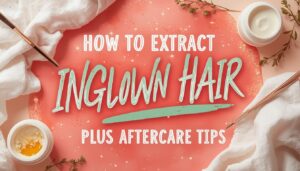 how to extract an ingrown hair how to extract an ingrown hair