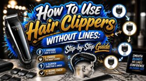 how to use hair clippers without lines