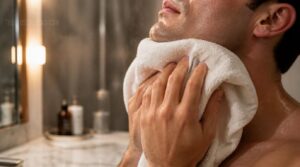 pat skin gently dry pat skin gently dry