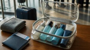 quart-size toiletry bag quart-size toiletry bag