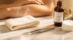 remove missed hairs carefully remove missed hairs carefully