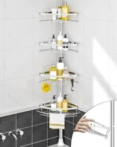 SEIRIONE Rustproof Shower Corner Caddy B07XLLLFBB